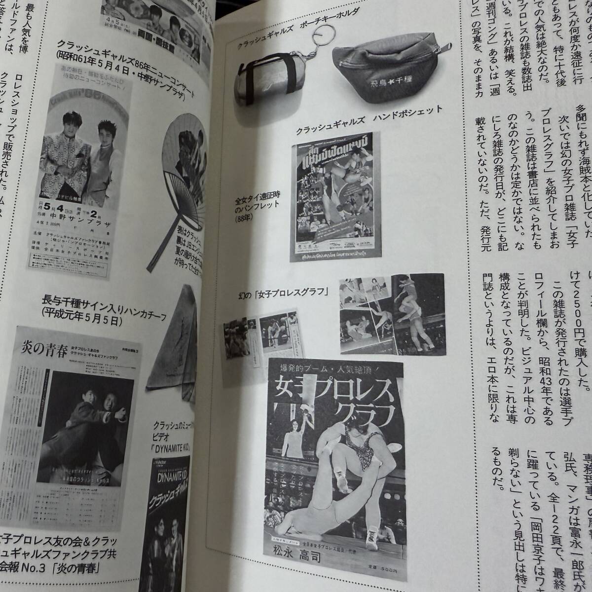 送料込★女子プロレス主義！★コスチューム特集 森伸之★女子プログッズ博覧會(huì)★長(zhǎng)與千種 長(zhǎng)谷川咲恵 尾崎魔弓 井上京子 工藤めぐみ