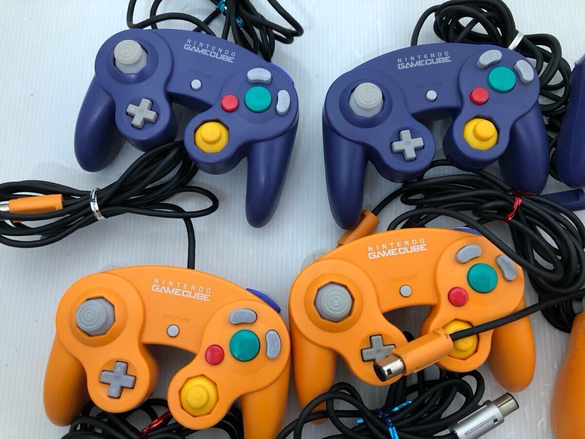 【動作良好】任天堂 ゲームキューブ コントローラー DOL-003 大量18個まとめ Nintendo GAME CUBE バイオレット オレンジ クリア ブラック