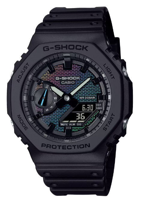 Casio G амортизаторы иностранная модель дыра teji модель GA-2100RW-1A новый товар 