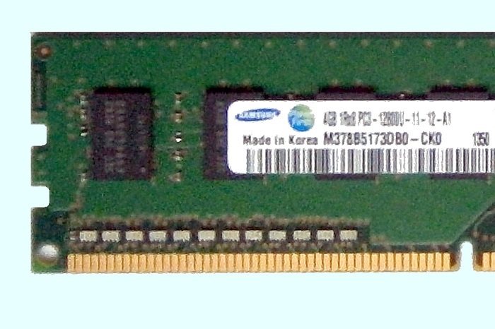 ★保証付★PC3-12800U(DDR3-1600)４ＧＢ/Samsung★PN:698650-154★一般デスクトップ用