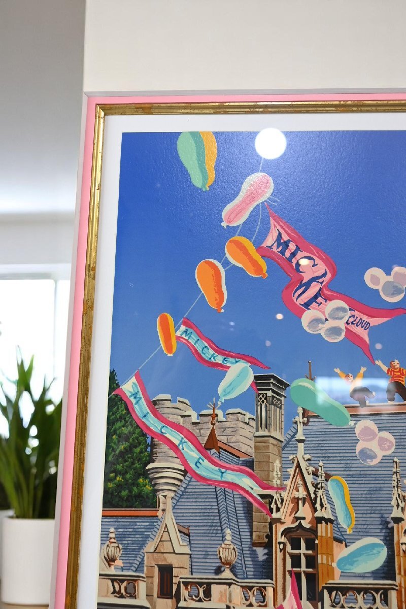 ○ヒロヤマガタ HIRO YAMAGATA シルクスクリーン 版画 額