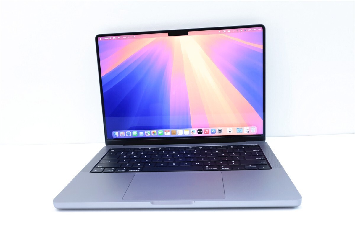 充放電69回 ★6月12日新規 14型★Apple MacBook Pro★年式2021 A2442 ★M1 MAX PRO 10コア32コアGPU メモリ64GB SSD:1TB 16170　F