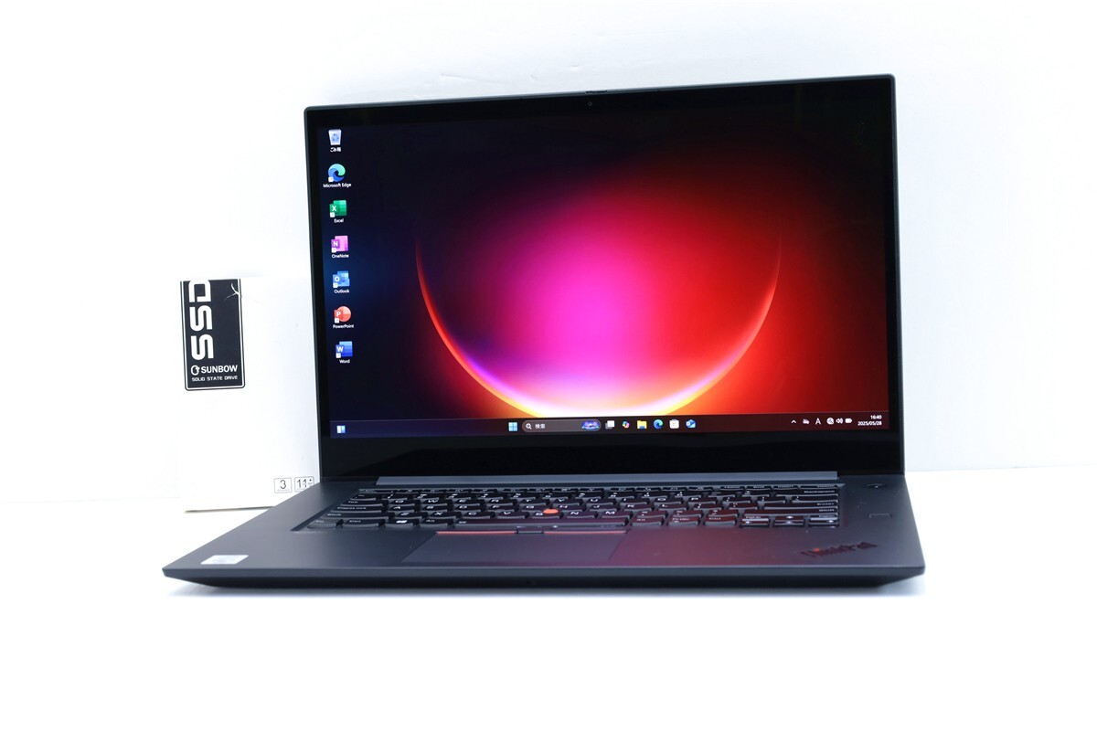 ほぼ未使用 4K仕様 タッチ ゲーミング Lenovo ThinkPad X1 Extreme ★i9 10885H 32GB SSD512GB GTX1650Ti ノードパソコン windows11 16061