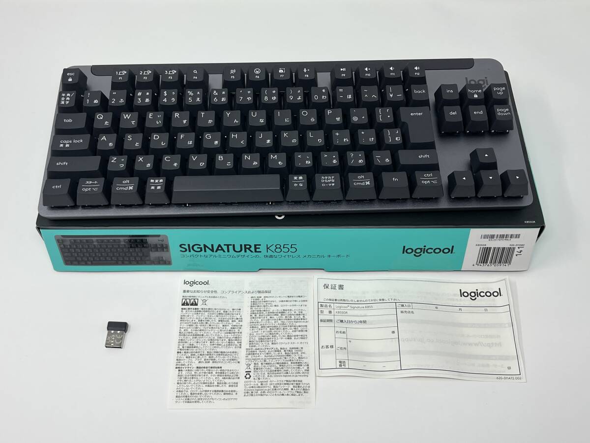  Logicool SIGNATURE K855GR механический клавиатура красный ось Bluetooth Logi Bolt Unifying не соответствует японский язык расположение graphite K855 внутренний стандартный товар 