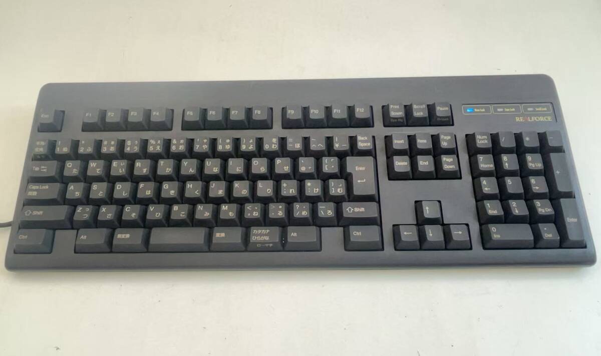 【1円スタ】 Topre REALFORCE PJ0800 東プレリアルフォース日本語キーボード 動(dòng)作品