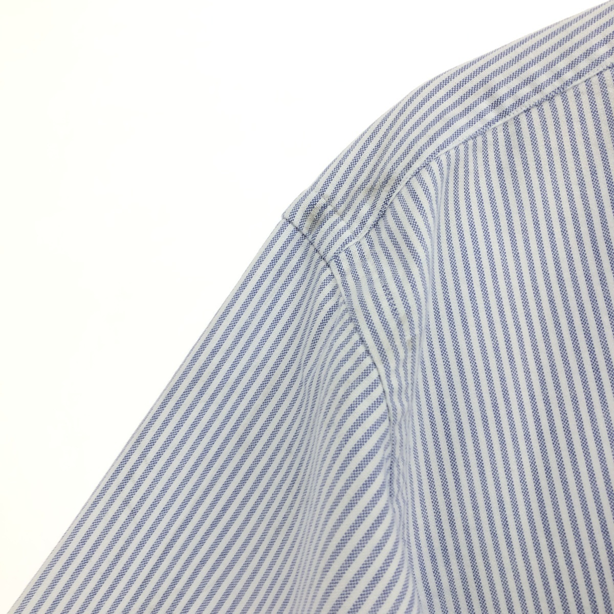 古著 ラルフローレン Ralph Lauren BLAKE 長袖 ボタンダウンストライプシャツ メンズL相當(dāng) /eaa488656 【SS2506_30】