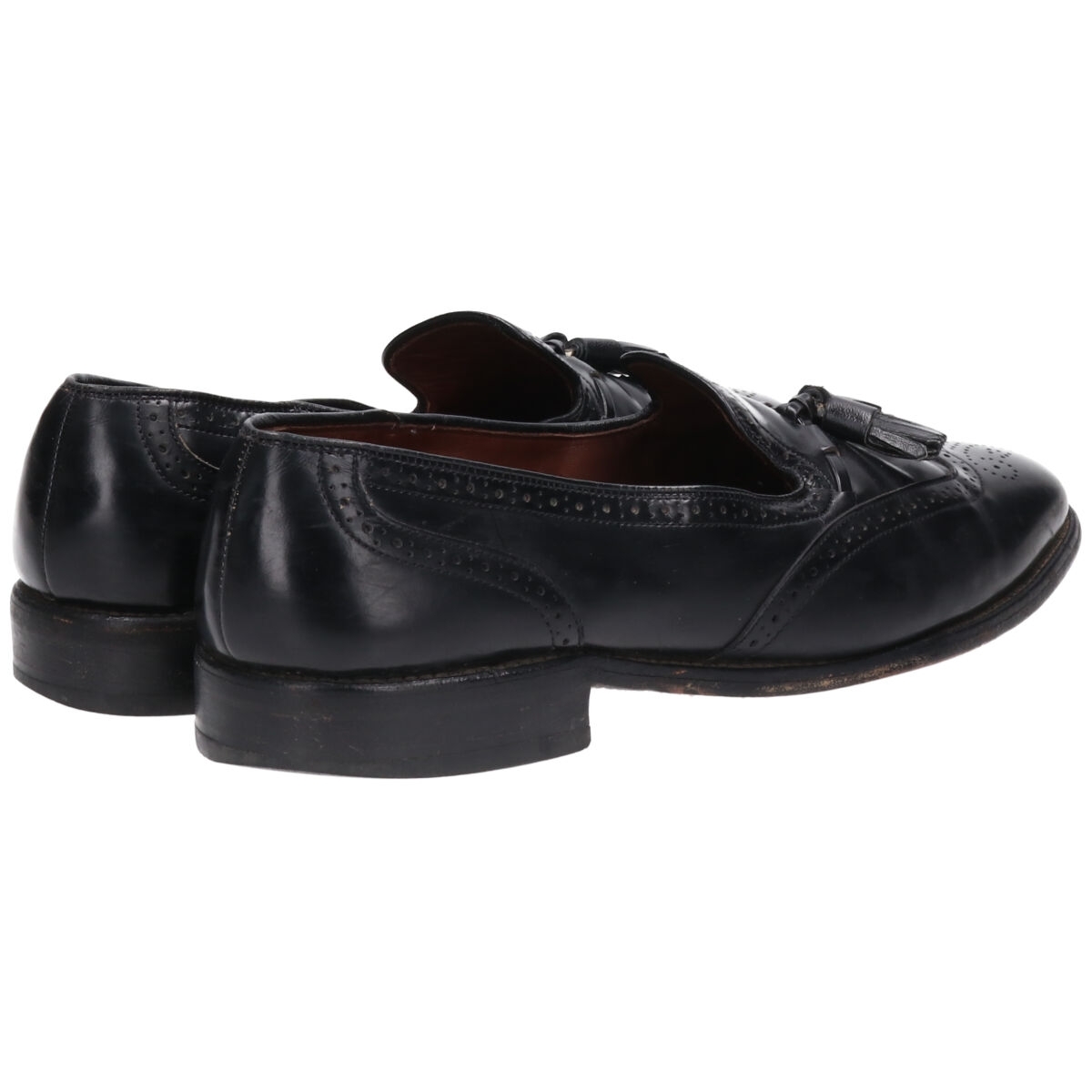 б/у одежда a Len Ed monzALLEN EDMONDS Auburn кисточка Loafer USA производства 9 1/2 C мужской 27.5cm /saa012062 [SS2506_30]