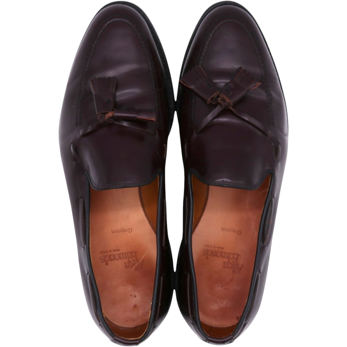  б/у одежда a Len Ed monzALLEN EDMONDS Grayson кисточка Loafer USA производства 10 мужской 28.0cm соответствует /saa011679 [SS2506_30]