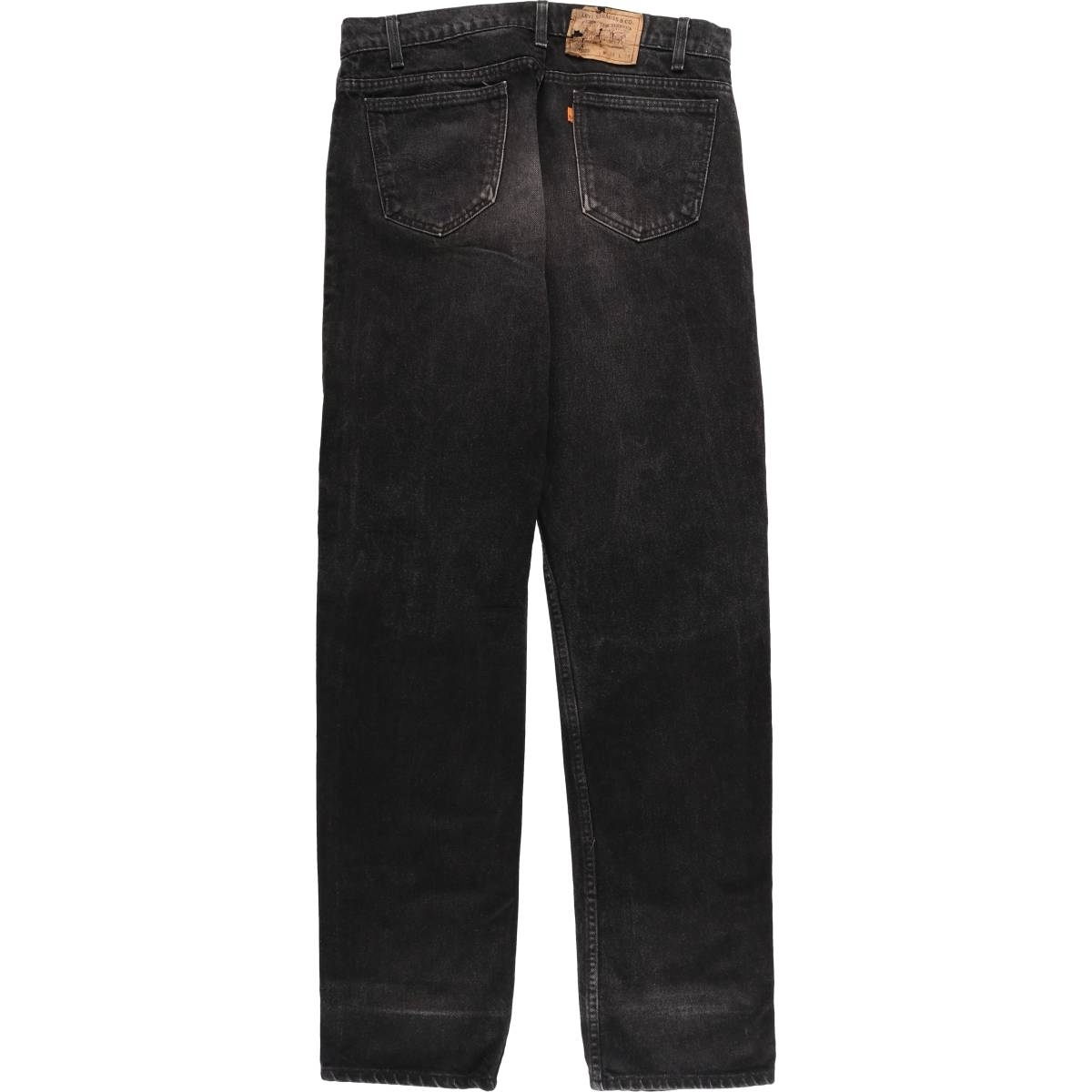 古著 ~00年代 リーバイス Levi's 505 ブラックデニム テーパードデニムパンツ メンズw34相當(dāng) /eaa555506