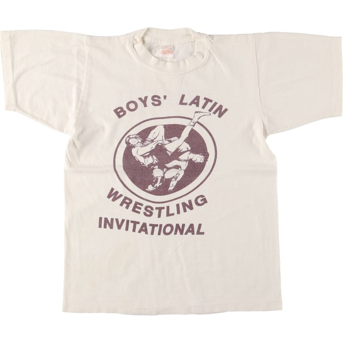 古著 ~90年代 ALORE スポーツプリントTシャツ USA制 レディースS相當(dāng) ヴィンテージ /eaa556022