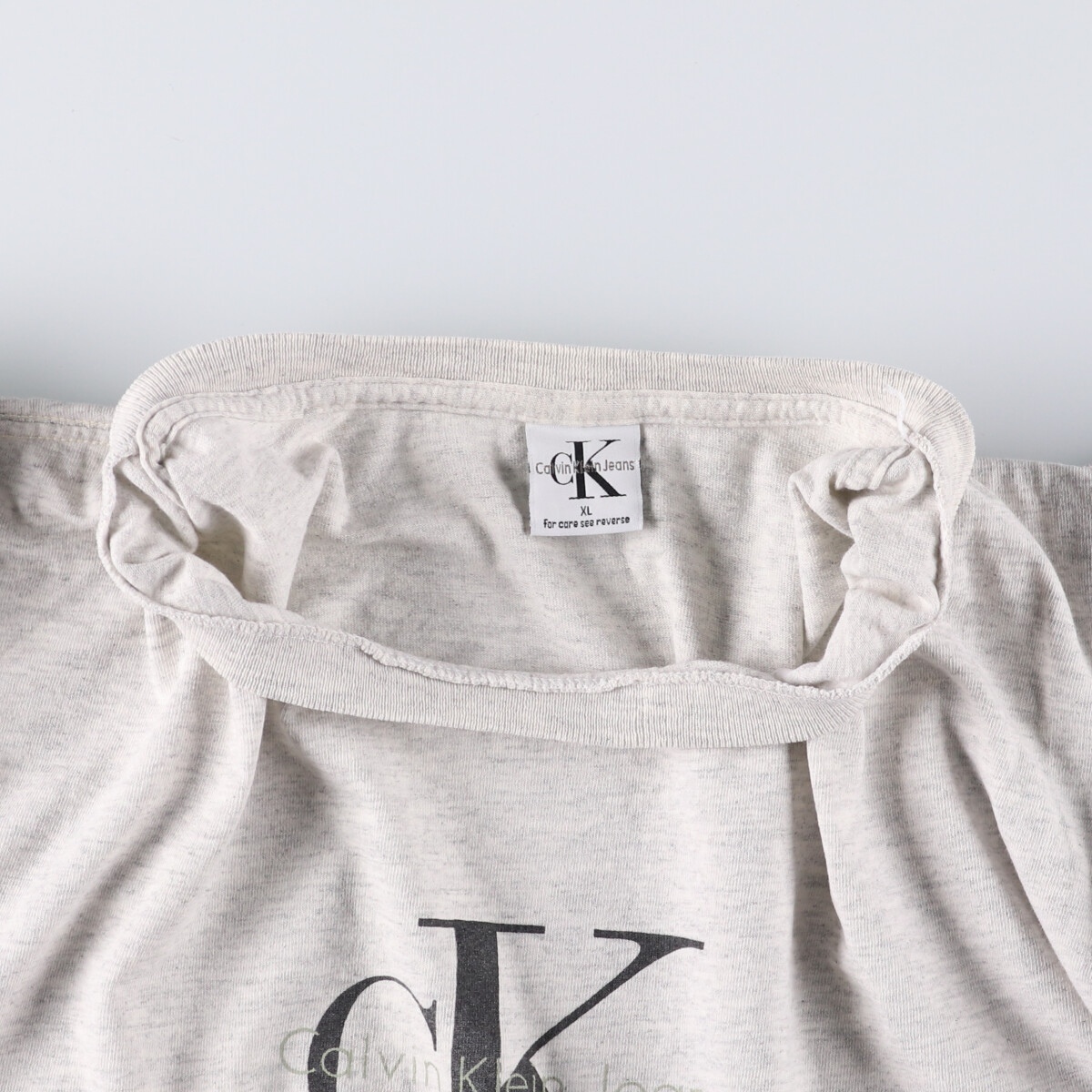 古着 90~00年代 カルバンクライン Calvin klein ロングTシャツ ロンT USA製 メンズXL相当 ヴィンテージ /eaa560769_画像8