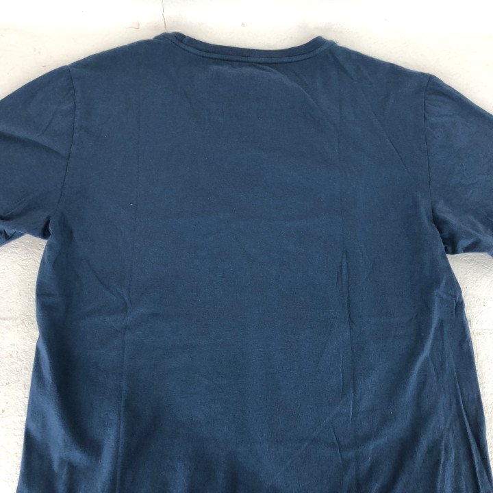 RRL RALPH LAUREN ダブルアールエル ロゴ クルーネック 半袖 Tシャツ SIZE: M ブルー MH632025061211