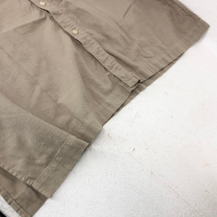 RINEN リネン ノーカラー コットン ロングシャツワンピース SIZE: FREE ベージュ LH632025061618_画像7