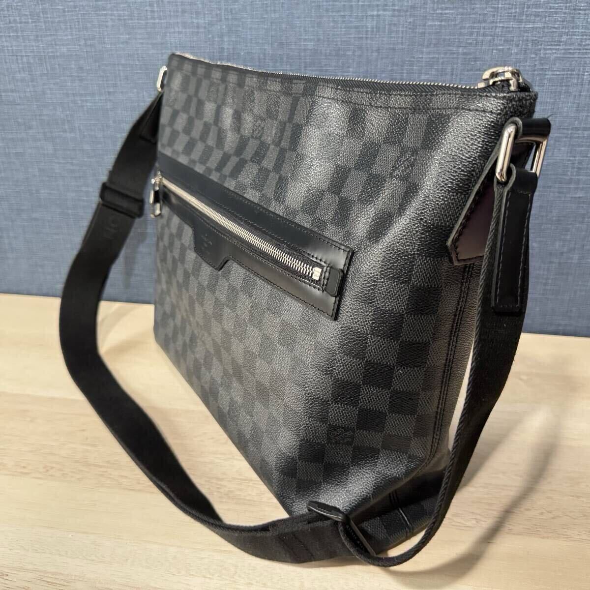 国内発送ヴィトン ミック メッセンジャー ・グラフィット 使用少 LOUIS VUITTON ルイヴィトン ダミエ グラフィット ミック