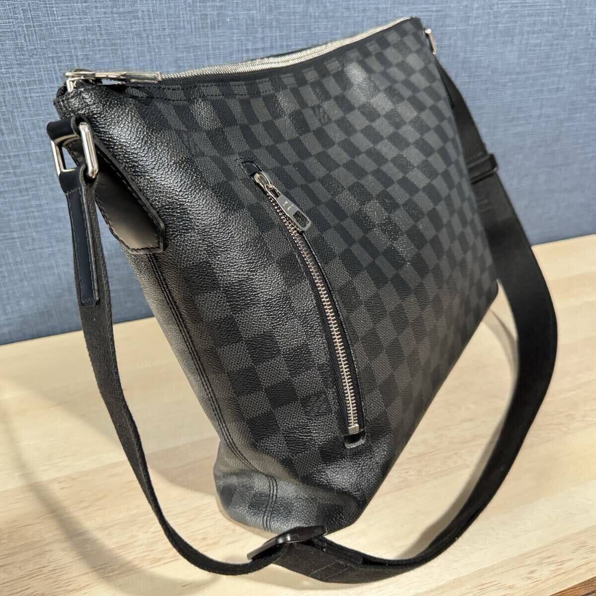 国内発送ヴィトン ミック メッセンジャー ・グラフィット 使用少 LOUIS VUITTON ルイヴィトン ダミエ グラフィット ミック