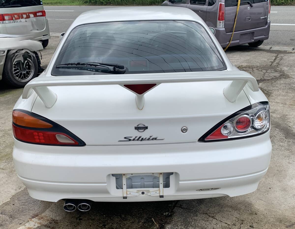  平成12年式　S15　シルビア　スペックS　AT　内装美車　走行９８，０００ｋｍ　書類有り 極上ボディ？？　部品取り車　SR20　S13　S14_画像3