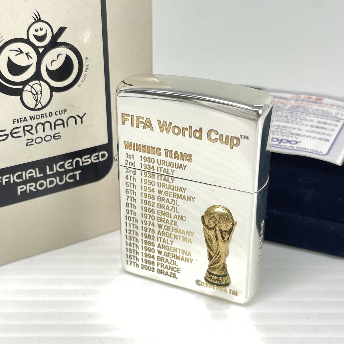2505M3818 zippo ジッポ オイルライター 2006年 ドイツ FIFA