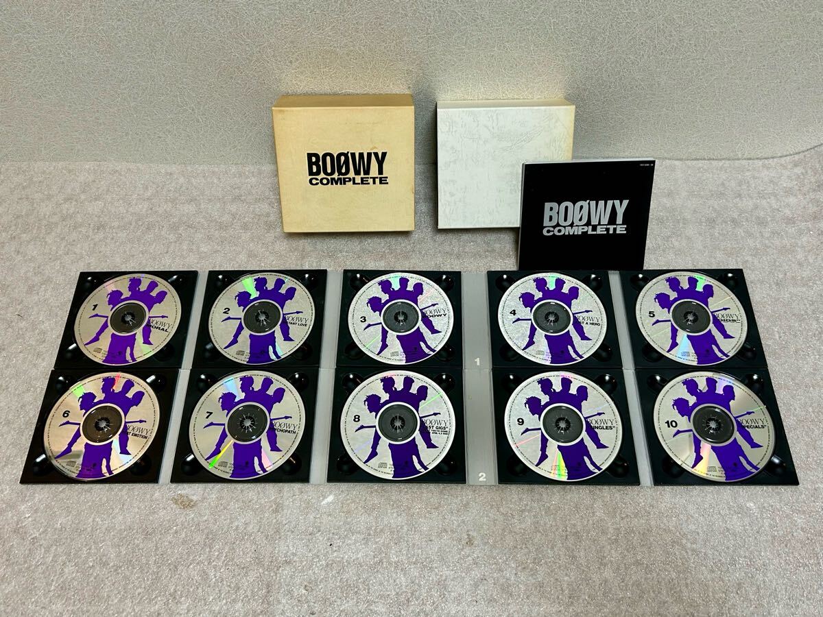 BOΦWY「BOOWY COMPLETE」10枚組CD-BOXをお買取りいたしました