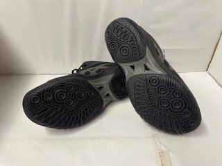 [ не использовался ] Asics гель обруч V12 широкий 1063A020-001 23.5cm баскетбол обувь 