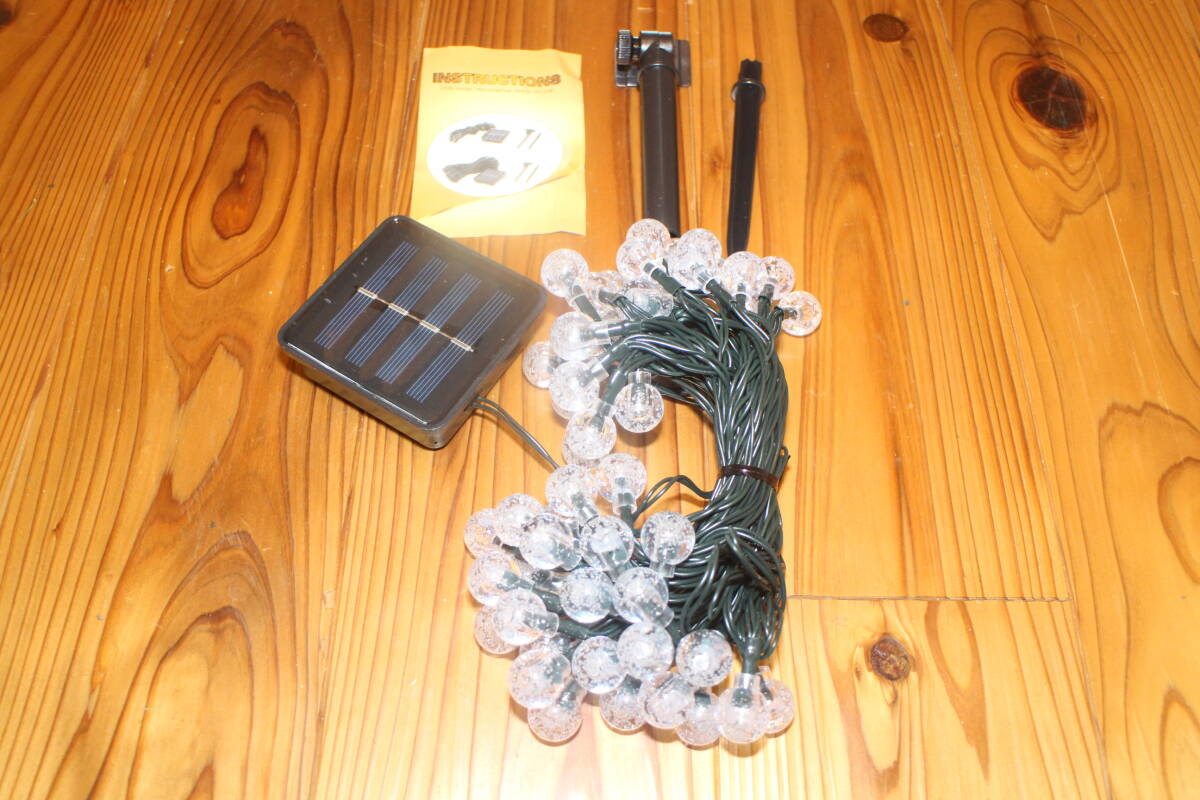 LED ガーデンライト　イルミネーション　ソーラー　充電式?。泊互氓取·饯危? bimg=