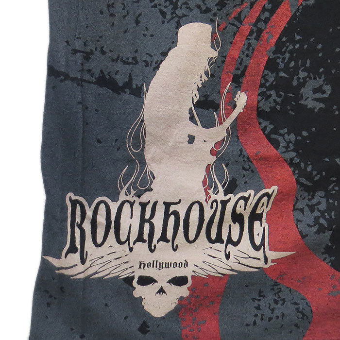【特価！送料無料！】hollywood ROCK HOUSE ロックハウス ロックＴシャツ 半袖 Tシャツ カラー：ブラック サイズ：M_画像4