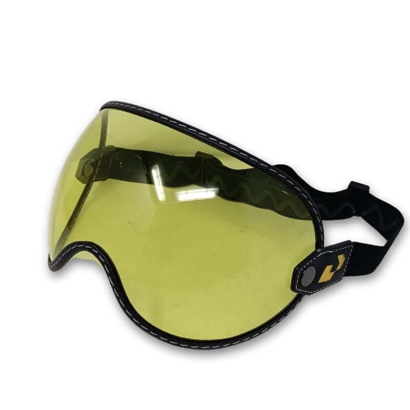 TEARDROP GOGGLES　ティアドロップゴーグル　シールド　バブルレンズ｜イエロー｜ゴムバンド