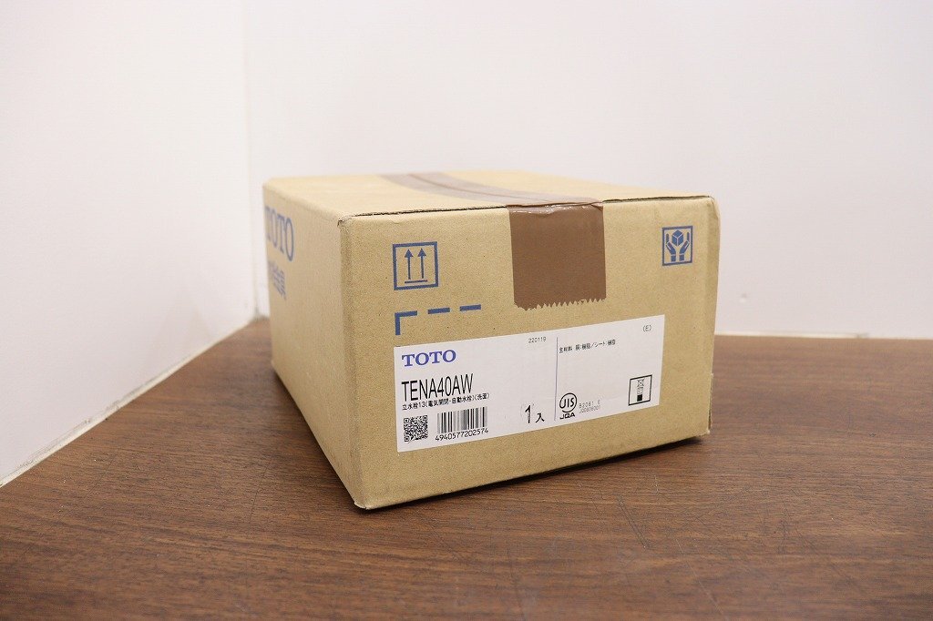 新品◆J6566◆TOTO◆水栓金具◆自動水栓◆アクアオート◆単水栓◆立水栓13◆洗面用◆電気開閉◆TENA40AW