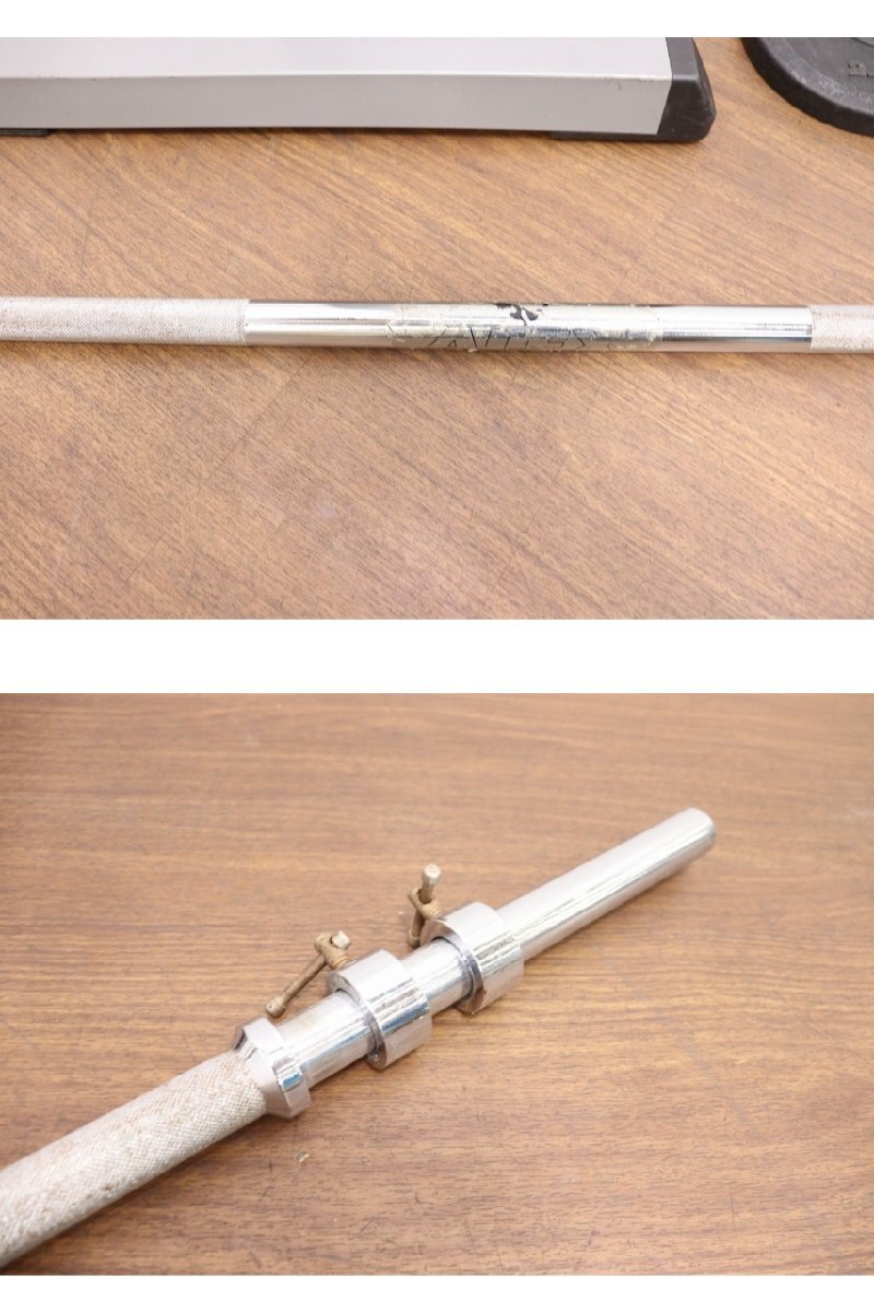 【引取限定】J6643◆BODY SOLID/JACKAL◆プレートツリー?ダンベルプレート?シャフトセット◆2.5kg×2枚◆シャフト180cm◆徑28mm
