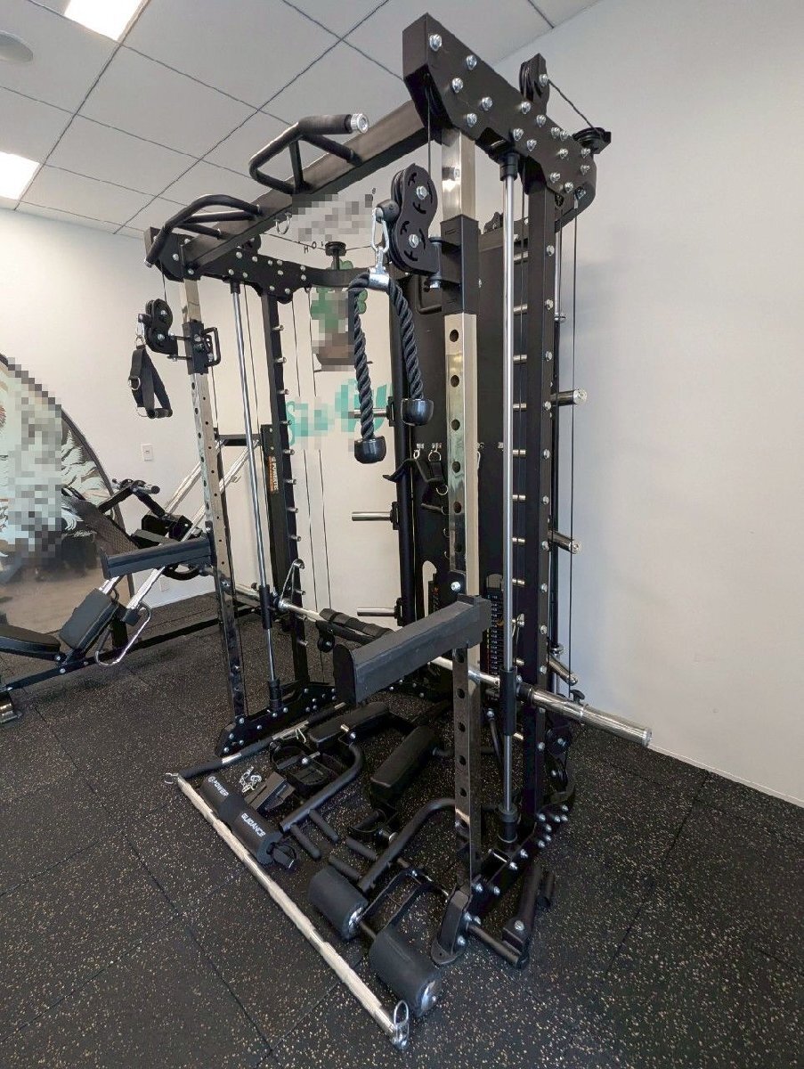 【引取限定】J6448◆MUSCLEARTS◆スミスマシン◆解體済◆トレーニングマシン◆ジム◆現(xiàn)狀品◆マッスルアーツ
