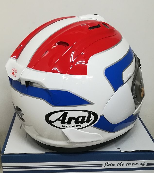 新品未使用品★アライ RX-7X スペンサートリコロール Lサイズ（59-60cm） ★ Arai RX7X SPENCER　WGP500NS500NSR250 フレディ?スペンサー