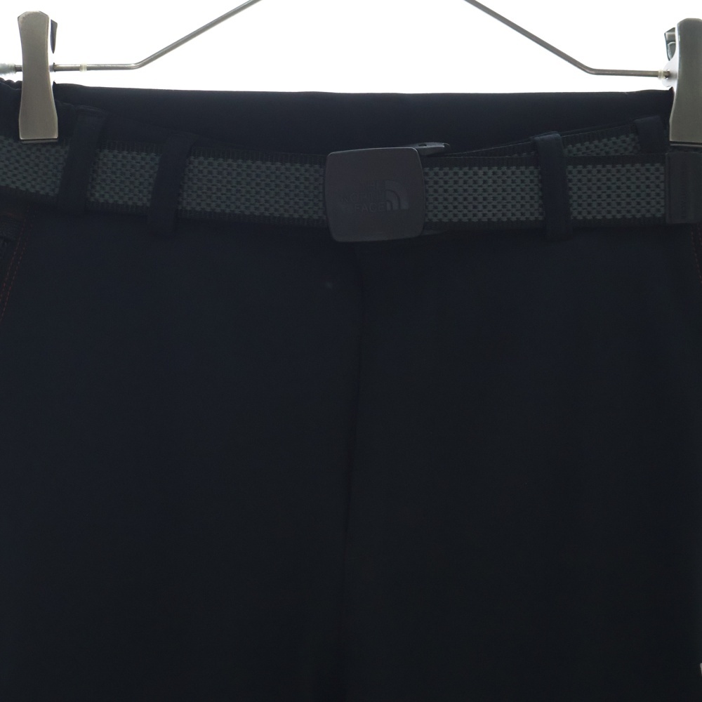 THE NORTH FACE ザノースフェイス ナイロンパンツ フリース WINDSTOPPER ブラック/レッド