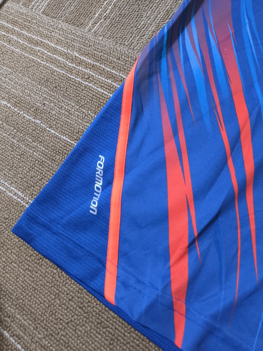サイズ：jp L　美品　adizero ドライ グラフィック 総柄 ポロシャツ アディダス adidas 半袖シャツ 