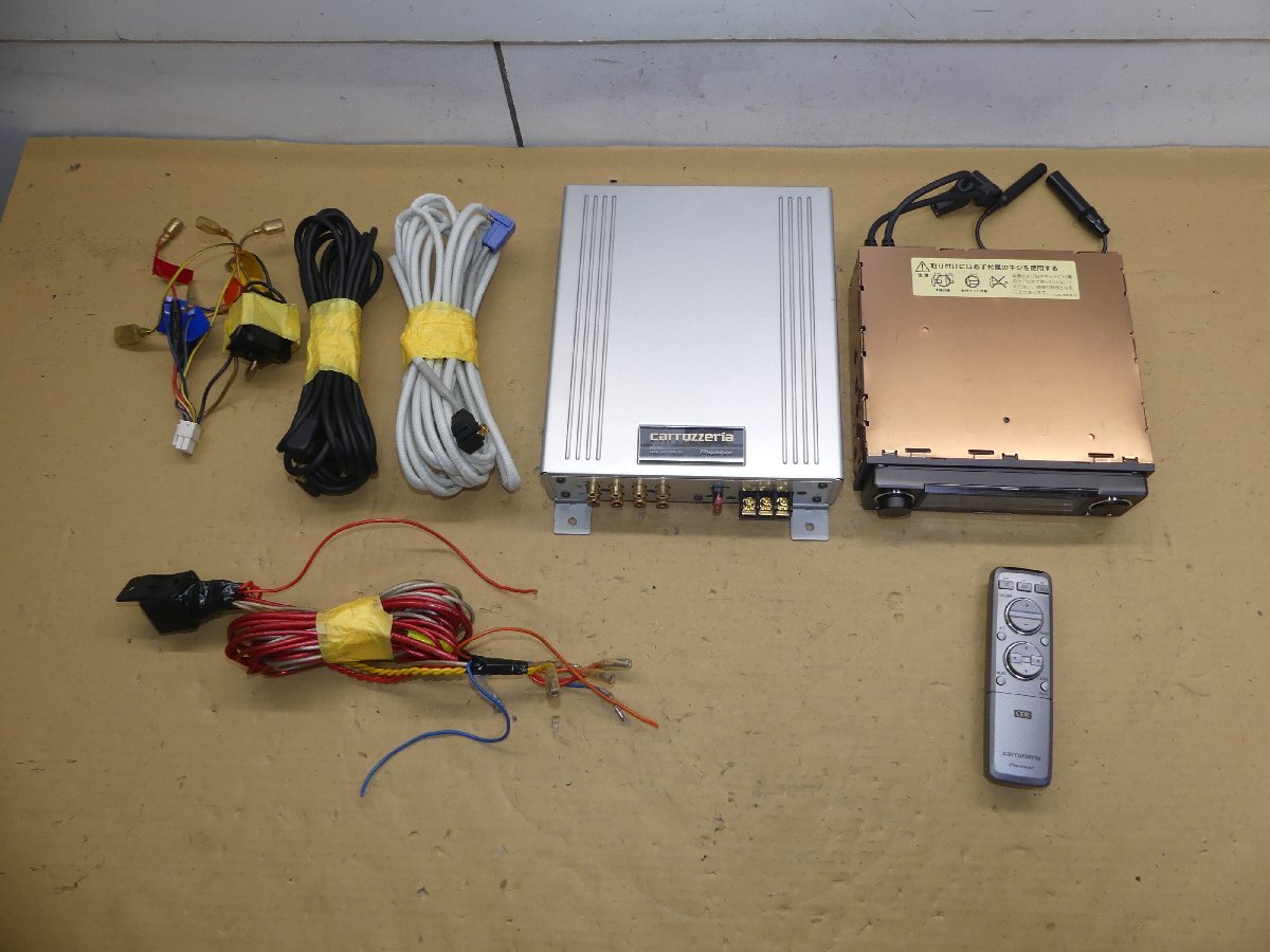 B1139 イ E carrozzeria Pioneer パイオニア RS-D7XⅢ DEQ-P01 CXB7432 ODR CDプレーヤー ハイエンド アンプ リモコン セット