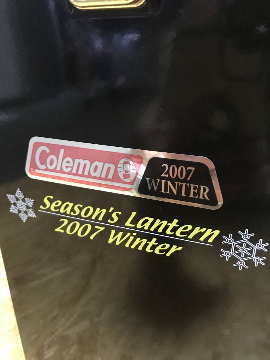 【稀少】コールマン Coleman SEASON'S LANTERN2007 シーズンズ ランタン 2007 メタルケース 