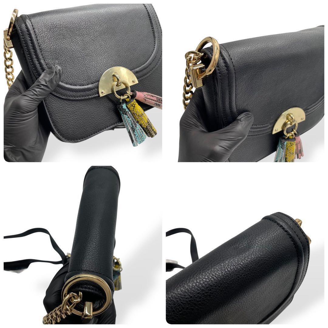 【ALDO アルド】MALLEY ショルダーバッグ 極美品 ALDO アルド チェーンショルダーバッグ パイソン調