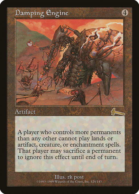 MTG ■無/英語版■ 《減衰機(jī)関/Damping Engine》★FOIL★ ウルザズ?レガシー ULG