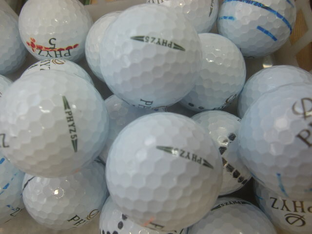 ロストボール　BRIDGESTONE GOLF PHYZ 5 ５０球