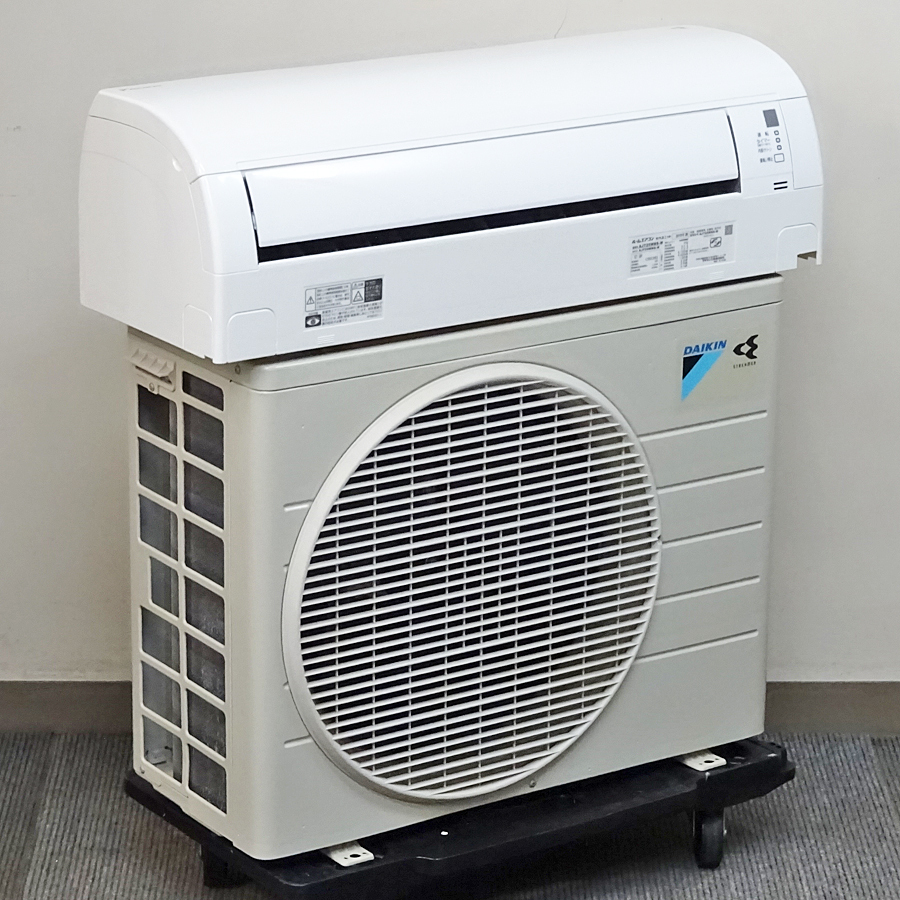 DAIKIN【AJT25WNS】ダイキン ストリーマ空気清浄 内部クリーン運転 ルームエアコン おもに8畳用 2019年製 中古品 12畳未満