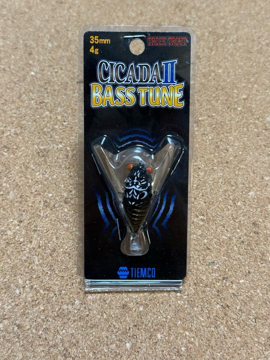 【未使用】ティムコ TTシケイダーⅡバスチューン ブラックミンミン TIEMCO CICADA シケイダー2 トリックトラウト