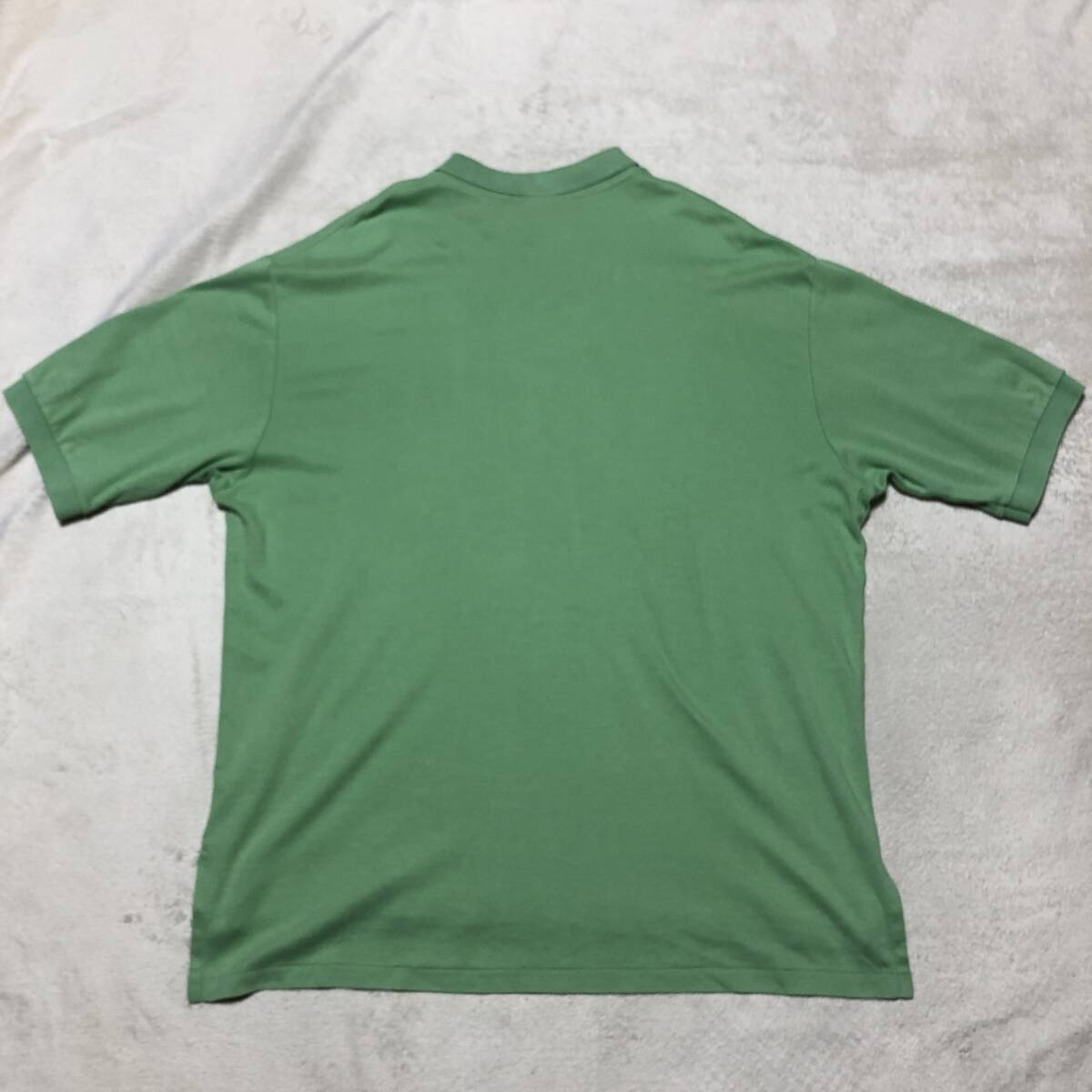 美品 POLO BY RALPH LAUREN ポロ バイ ラルフローレン 半袖ポロシャツ ポニー刺 ライトグリーン 人気の大きいサイズ 2XLサイズ