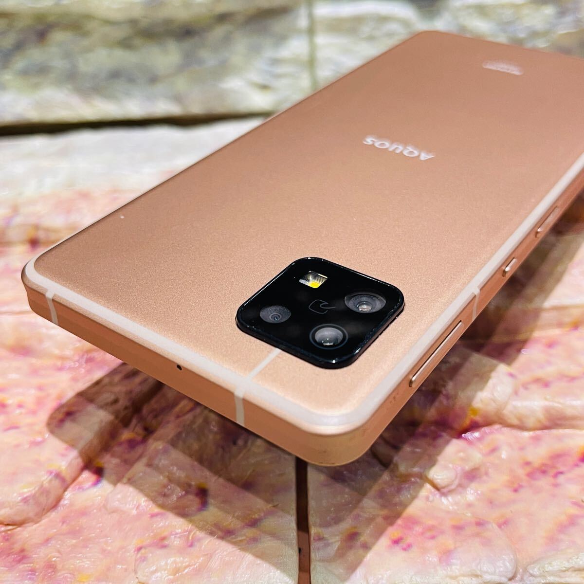 SIMフリー AQUOS sense6s 64GB ライトカッパー 電池良好 SIMフリー AQUOS sense6s 64GB ライトカッパー 123 電池良好