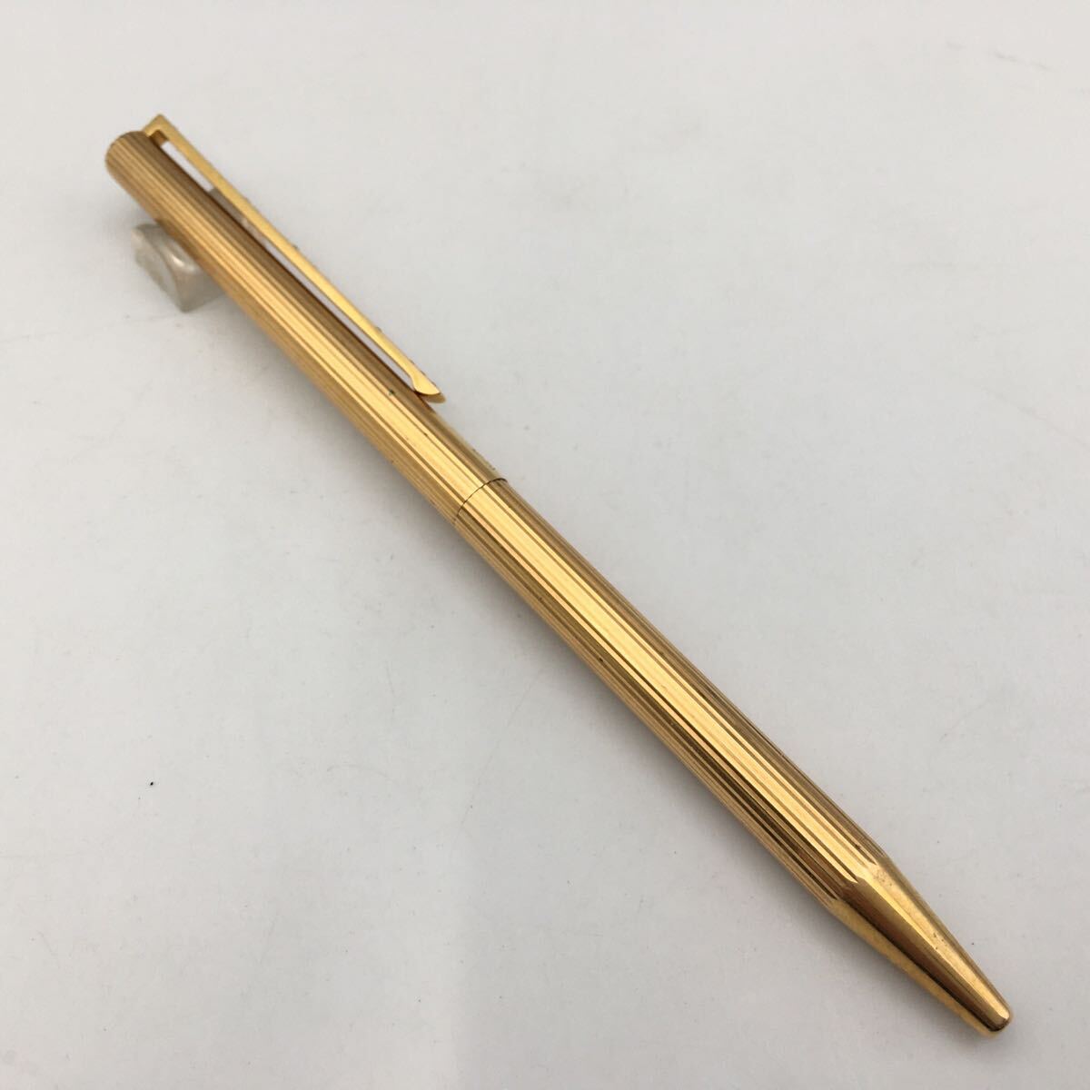 ★F05362/S.T.Dupont デュポン/ボールペン/クラシック/ツイスト式/ゴールド/筆記OK
