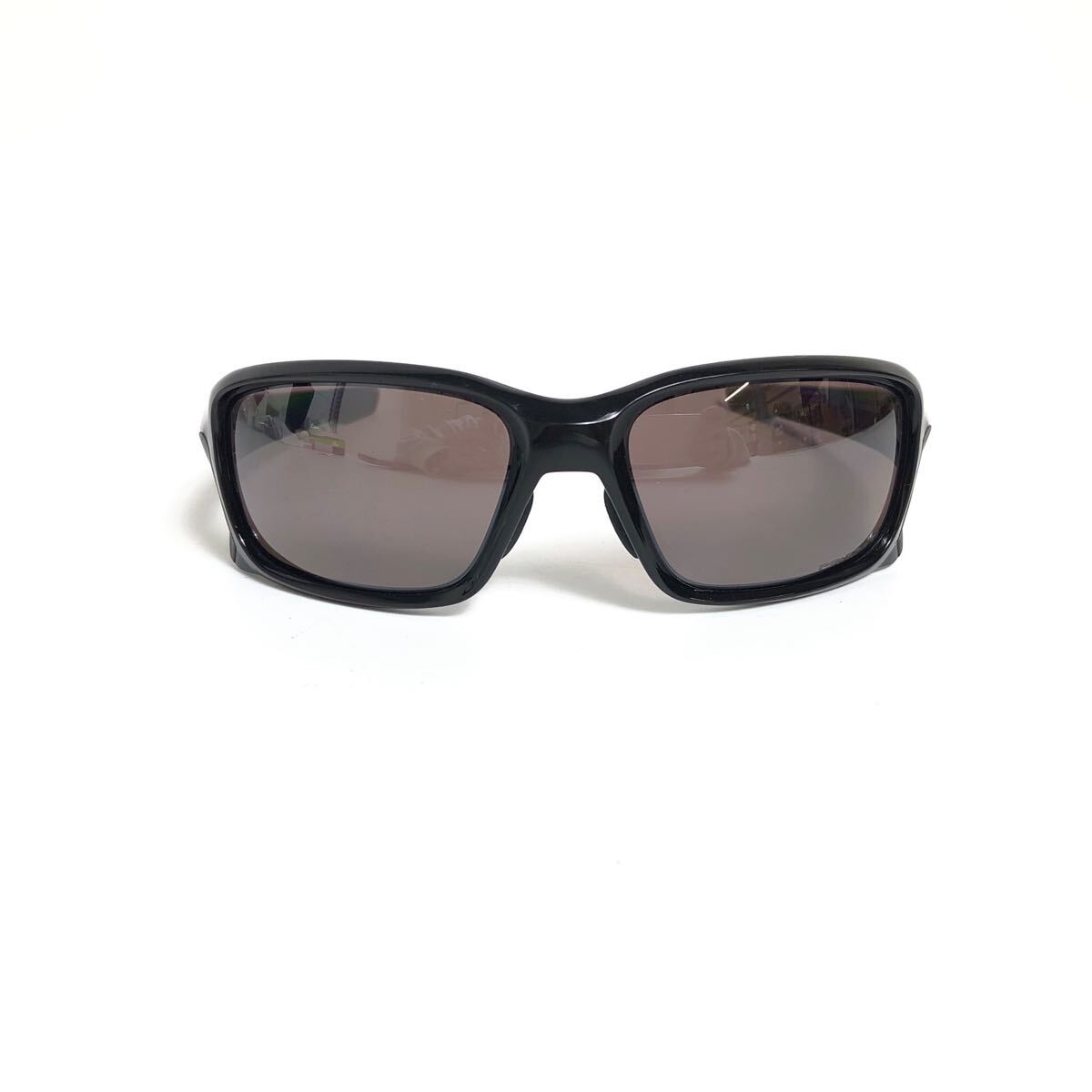 ●1E392/OAKLEY オークリー/ストレートリンク/サングラス/ロゴ/ランニング/ブラック/黒