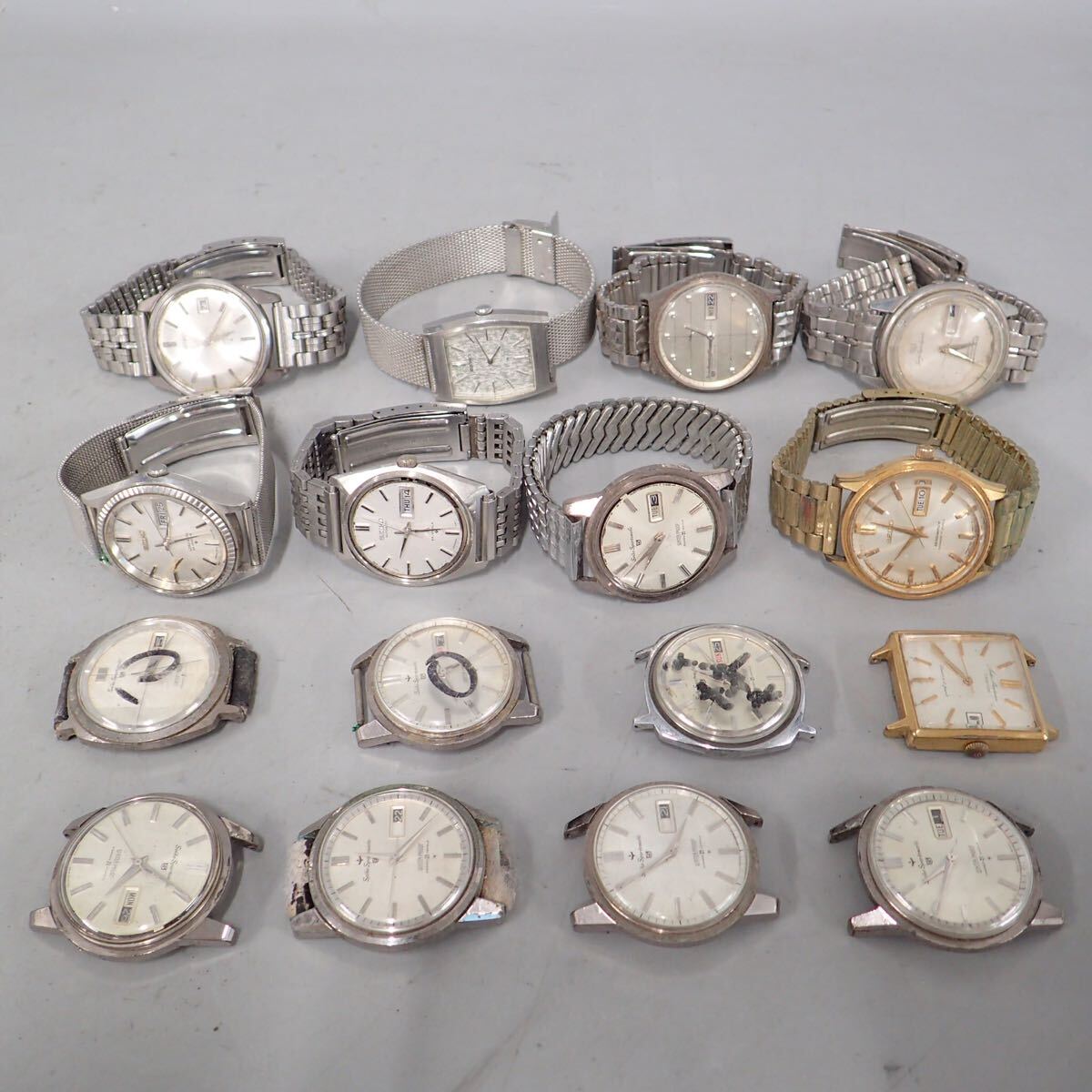 お04236/SEIKO セイコー/スポーツマチック5/LM 等/機(jī)械式/メンズ腕時(shí)計(jì)/6619-8970/5606-7080 他/まとめて/計(jì)16點(diǎn)セット/ジャンク