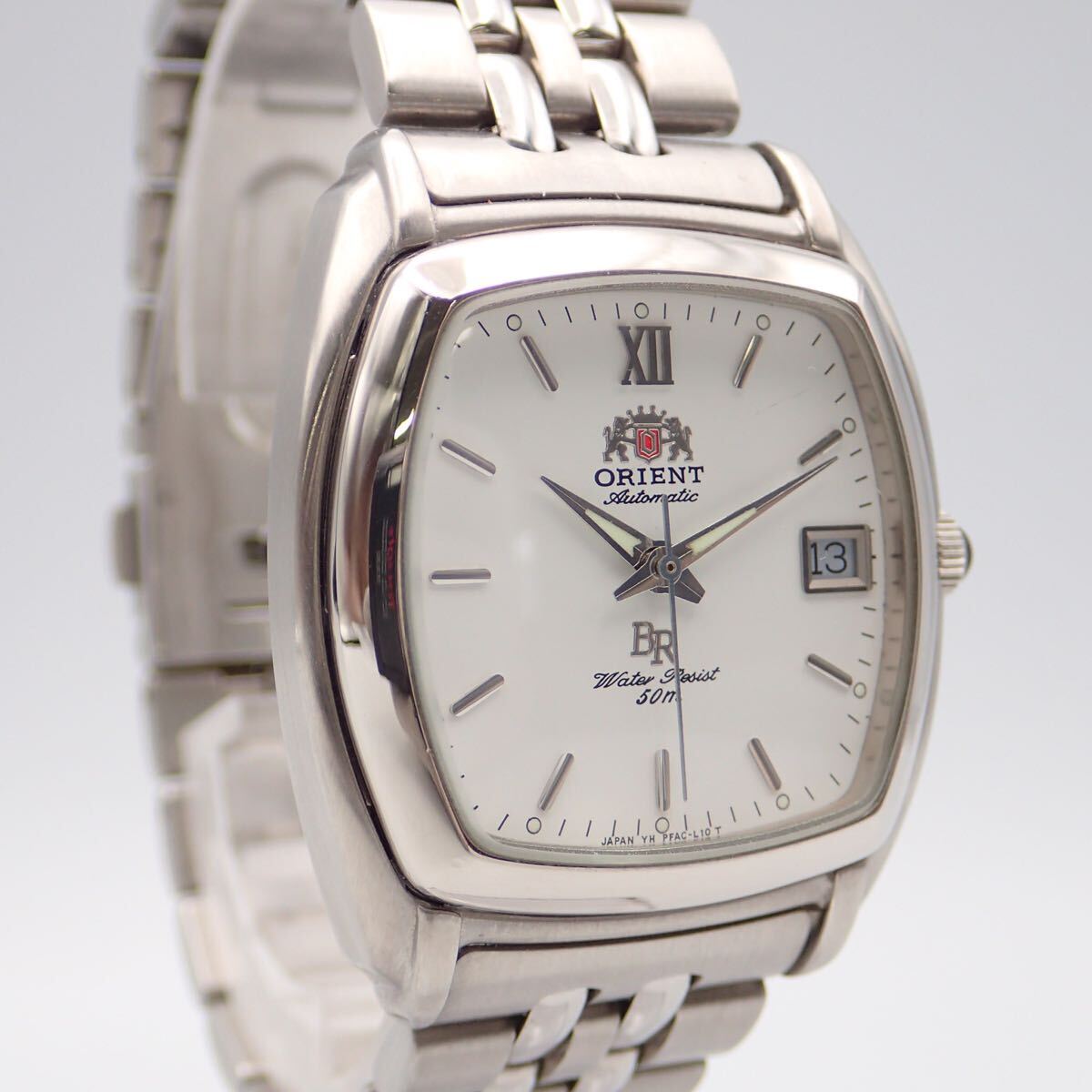 o06204[ прекрасный товар ]ORIENT Orient /BR/ самозаводящиеся часы / мужские наручные часы / циферблат белый /PFAC-C0