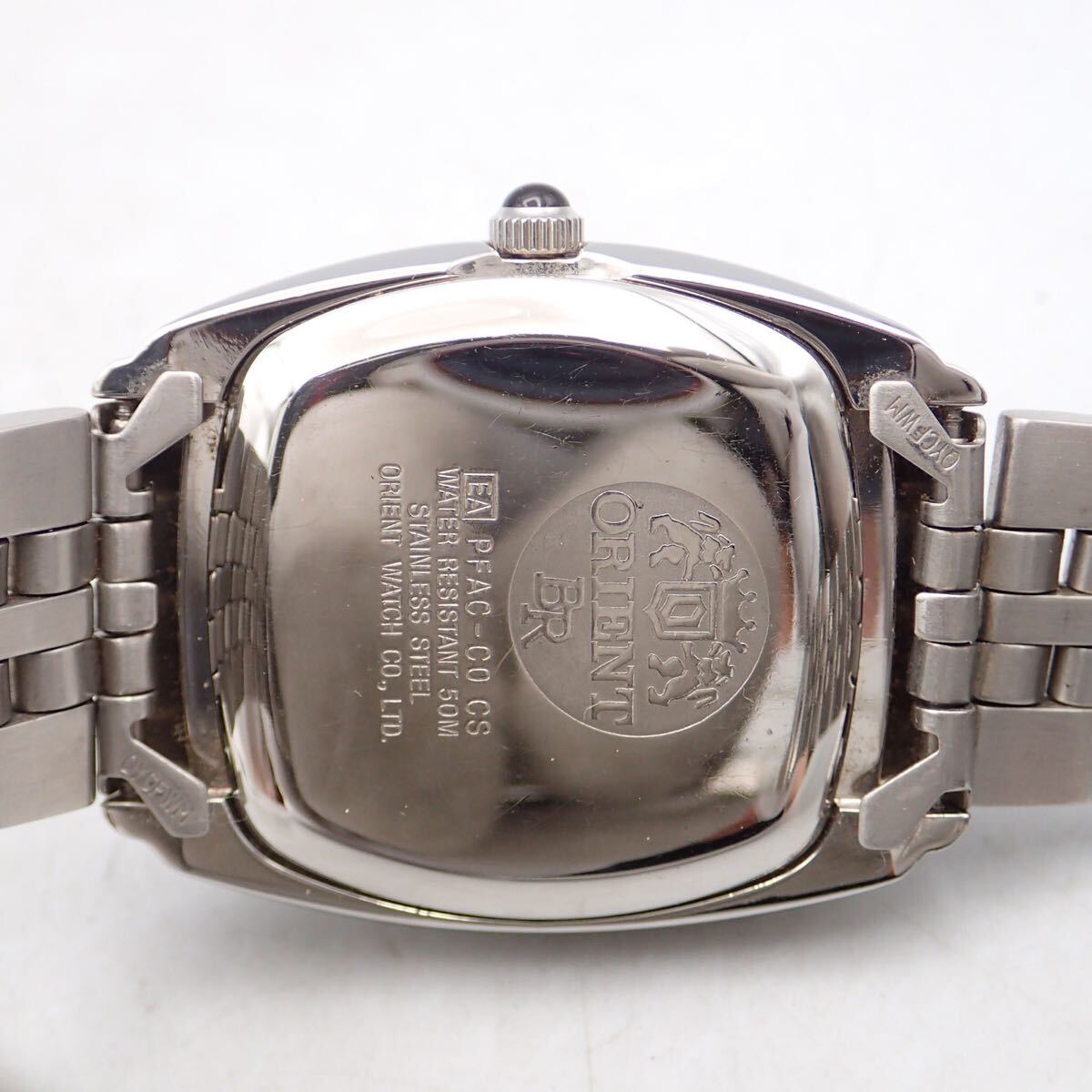 o06204[ прекрасный товар ]ORIENT Orient /BR/ самозаводящиеся часы / мужские наручные часы / циферблат белый /PFAC-C0