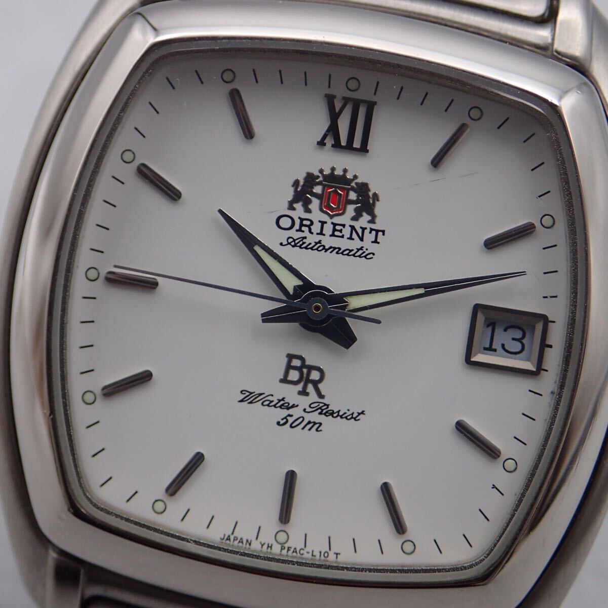 o06204[ прекрасный товар ]ORIENT Orient /BR/ самозаводящиеся часы / мужские наручные часы / циферблат белый /PFAC-C0