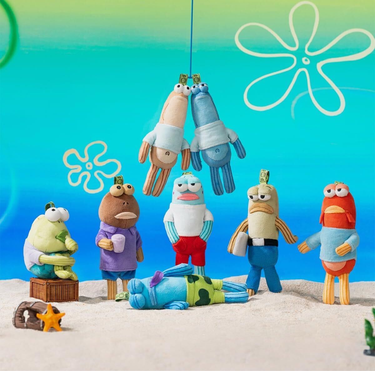 SpongeBob Bikini Bottom Buddiesぬいぐるみ6ピース ポップマート SpongeBob Bikini Bottom Buddies ぬいぐるみ 6