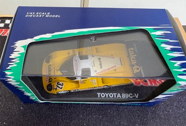 1/43 Q-MODEL Streamline TOYOTA 89C-V #37T 1989 LM J.DUMFRIES/G.LEES/J.WATSON