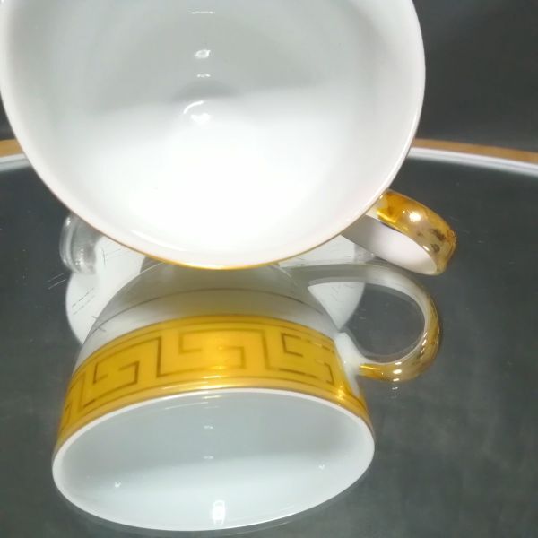 未使用相當(dāng)品◆自宅保管 ヴェルサーチ メデゥーサ 金彩 カップ＆ソーサー ヴェルサーチェ VERSACE 2/2